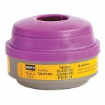 COMBINATION CARTRIDGE/FILTER: ACID GAS (AG)/ORGANIC VAPOR (OV)/P100, MAGENTA/YELLOW COLOR, 1 PR 16M232