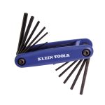 LLAVE ALLEN HEXAGONAL PLEGABLES JGO X 12 PZAS PULGADAS 6 EN MM. Y 6 EN PULG 5/64" - 5/32" KLEIN TOOLS 70573