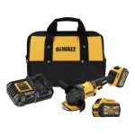 ESMERIL (AMOLADORA) INALAMBRICA 60V MAX C/2 BATERIAS Y CARGADOR 4 1/2" DEWALT DCG418T2-B2 - Imagen 2