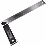 ESCUADRA DE ACERO PROFESIONAL C/TOPE 12" (305MM) STANLEY 46-536