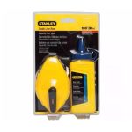 TIRALINEA CORDEL C/TIZA AZUL 30MTR STANLEY 47-442