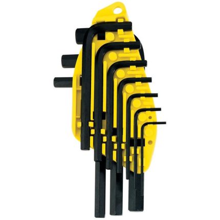 LLAVE ALLEN HEXAGONAL JGO X 10 PZAS MILIMETRICAS 1.5 - 10MM STANLEY 69-253