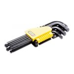 LLAVE ALLEN HEXAGONAL JGO X 9 PZAS MILIMETRICAS PUNTA REDONDA 1.5 - 10MM STANLEY 69-256
