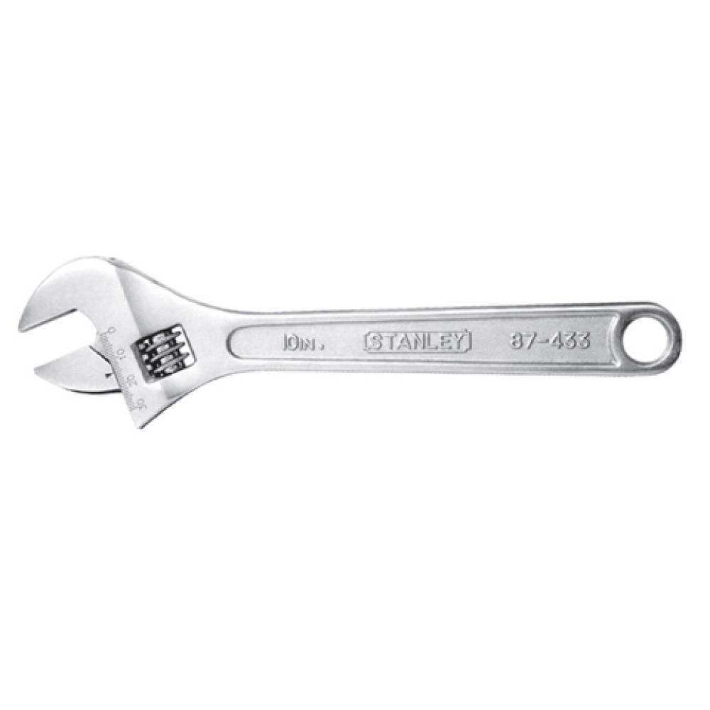 arquivos-ids-156906-87-433la.jpg LLAVE FRANCESA (AJUSTABLE) CROMADA 10" STANLEY 87-433LA - Imagen 1