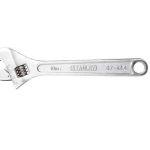 LLAVE FRANCESA (AJUSTABLE) CROMADA 12" STANLEY 87-434LA