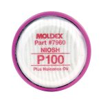 FILTRO DISCO PARA PARTICULAS Y NIVELES MOLESTOS DE VAPOR ORGANICOS P100 MOLDEX 7960