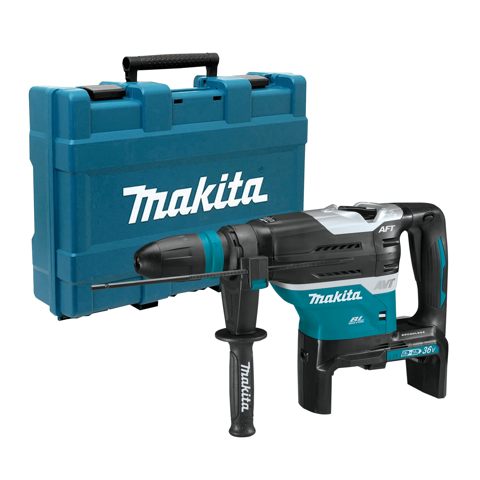 arquivos-ids-158295-dhr400zkn.png ROTOMARTILLO 18V X 2 = 36V, SDS-MAX, 40MM, 2 FUNCIONES, 8.0J, BL - AVT - XPT - LXT, SIN BATERÍ DHR400ZKN MAKITA - Imagen 1