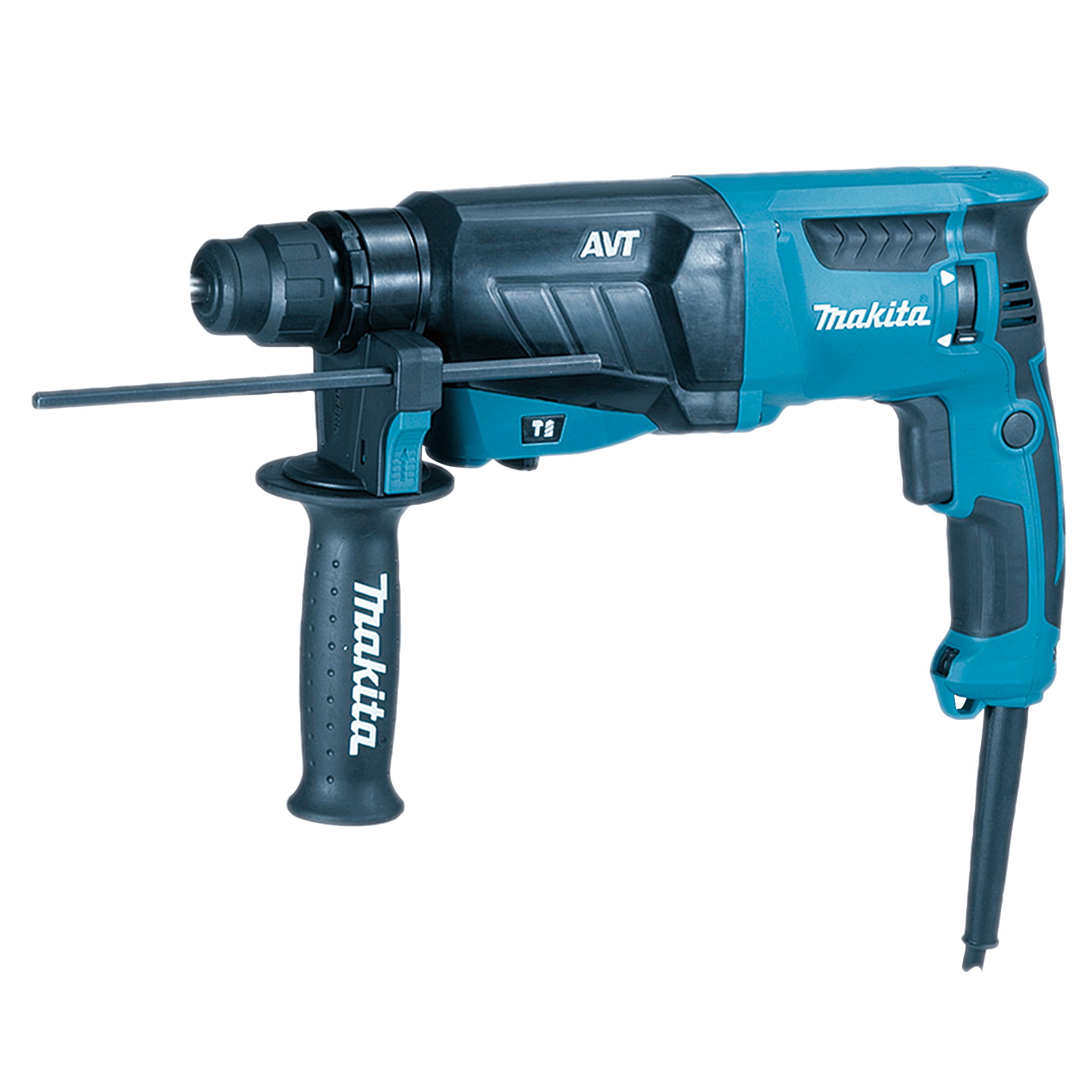 arquivos-ids-158317-hr2631f.png MARTILLO PERFORADOR SDS-PLUS 800W, 2.4 J., 26MM, 3 FUNC, 2.9KG , AVT, LUZ LED HR2631F MAKITA - Imagen 1