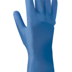 GUANTE RECUBRIMIENTO DE NITRILO SIN REVESTIMIENTO C/AZUL 12" SHOWA 707D