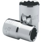 DADO SOCKET 12 PT ENC 1/2" 10MM STANLEY 86-542