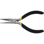 ALICATE PUNTA SEMI REDONDA C/CORTE Y RESORTE M/NEGRO 4" (101MM) STANLEY 84-119
