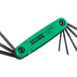 LLAVE TORX JGO X 8 PZAS PLEGABLES T9 - T40 PROTO J4979TXCG