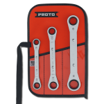 LLAVE CORONA JGO X 3 PZAS 12 PT C/CARRACA (RATCHET) . PROTO J1190B