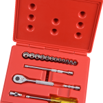 DADO JGO X 17 PZAS 6PT ENC 1/4" C/ACCESORIO 4 - 14MM PROTO J47204