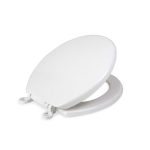 ASIENTO REDONDO COLOR BLANCO PARA INODORO TREBOL HP110NSD