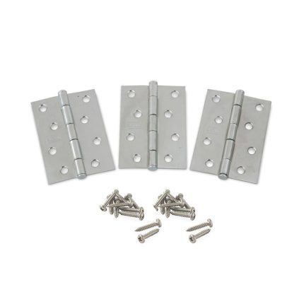 BISAGRA FIJA PESADA ALUMINIZADA 5" X 3 1/4" BISA