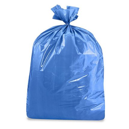 BOLSA PARA BASURA COLOR AZUL PQT X 100 PZAS 240LTR X 1.5MIC