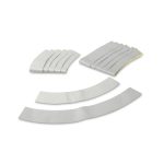 CINTA REFLECTIVA PARA CONO DE SEGURIDAD COLOR ALUMINIO DE 28" JGO X 2CINTAS X CONO ?