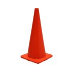 CONO DE SEGURIDAD PVC COLOR NARANJA 28"