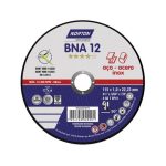 DISCO DE CORTE PARA METAL 4 1/2" X 3/64" X 7/8" NORTON BNA12NT