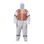 MAMELUCO DESCARTABLE CON CINTA REFLECTIVA LAKELAND EMN428WORT