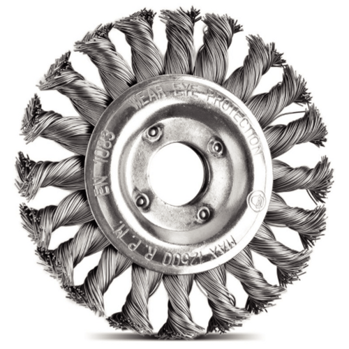 escobilla_circular.png ESCOBILLA CIRCULAR ACERO TRENZADO 7" X 7/8" - Imagen 1