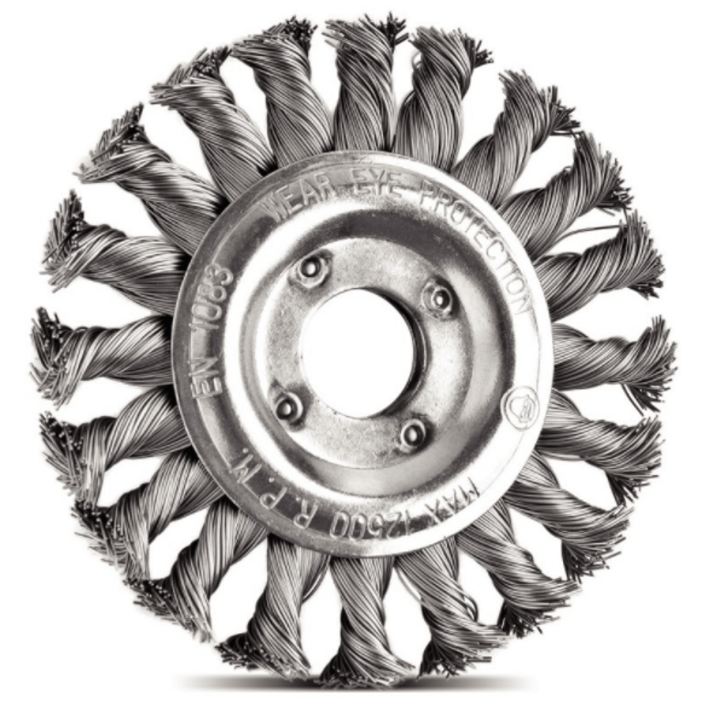 escobilla_circular_acero_trenzado_6x7-8_faesin.png ESCOBILLA CIRCULAR ACERO TRENZADO 6"X7/8" FAESIN - Imagen 1