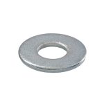ARANDELA PLANA FIERRO GALVANIZADO 1/4"
