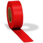 CINTA TOPOGRAFICA COLOR ROJO 1" X 100MTR