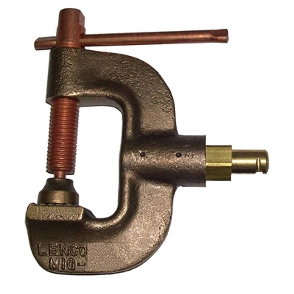 lenco-02071.jpg GRAPA PARA TIERRA PARA CABLE 1/2-13 DE COBRE MIG-600-50 600 A LENCO 2071 - Imagen 1