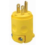 ENCHUFE SIMPLE AEREO AMERICANO 2P + T 15A 125V NEMA 5-15 LEVITON 515PV