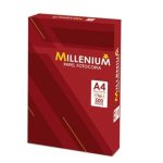 PAPEL BOND A4 75GRM PQT X 500 HJS (CJA X 10 PQT) MILLENIUM