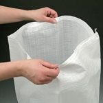 SACO POLIPROPILENO TEJIDO COLOR BLANCO 18" X 28" (38 GR)