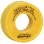 CINTA TEFLON PARA GAS COLOR AMARILLO 1/2" X 8YDS SHURTAPE TF-900