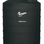 TANQUE INDUSTRIAL P/AGUA C/CAPA AB C/CONEXIÓN EPDM 2" 25000LTR ROTOPLAS