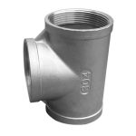 TEE ACERO INOX. C-304 CR 2"