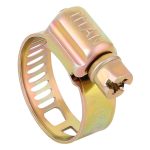 ABRAZADERA PARA MANGUERA DE ACERO AL CARBON DE CREMALLERA 1/4" -5/8" TITAN 10-04