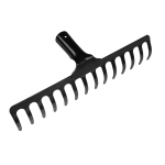 RASTRILLO ACERO CARBONO SIN MANGO 14 DIENTES TRAMONTINA 77101/144