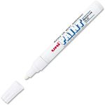 MARCADOR DE METAL T/PLUMON PAINT-MARKER COLOR BLANCO UNI BALL PX20