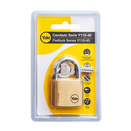 CANDADO BRONCE 40MM YALE Y110.40 (TW)