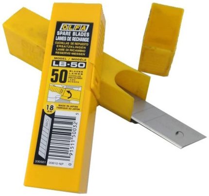 REPUESTO PARA CUCHILLA OLFA LB-50 X 50 UND