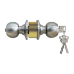 CERRADURA PERILLA ACERO INOX. (LLAVE - BOTÓN) TRAVEX AI-2100