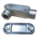CAJA CONDUIT TIPO "LB" CON TAPA Y EMPAQUETADURA 1 1/2" CROUSE HINDS LB57+570G