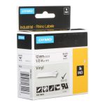 CINTA DYMO BLANCA (LETRAS NEGRAS) (PQT X 5) DE 1/2 X 5.5M DYMO 18444