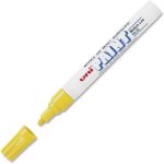 MARCADOR DE METAL T/PLUMON PAINT-MARKER COLOR AMARILLO UNI BALL PX20