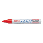 MARCADOR DE METAL T/PLUMON PAINT-MARKER COLOR ROJO UNI BALL PX20