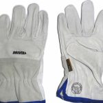 GUANTE DE CUERO DRIVER COLOR BLANCO STEEL PRO